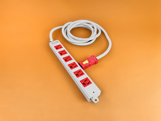 OAタップ 東芝ライテック DC8126EN-3(R) コンセント★6口